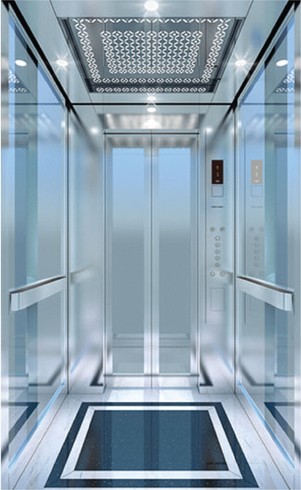 Mẫu cabin HPE 21: inox sọc nhuyễn, kính cường lực