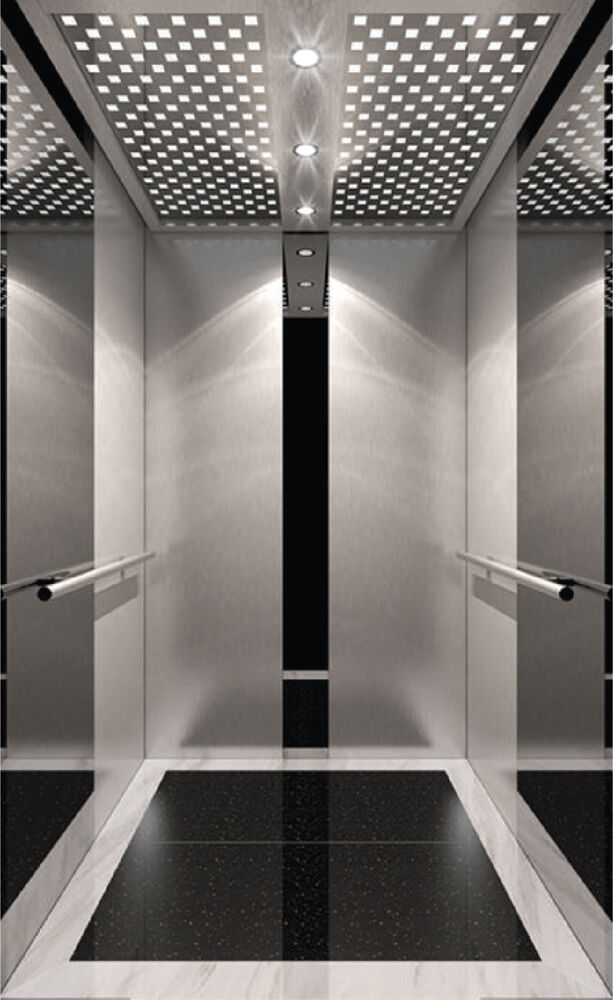 Mẫu cabin HPE 03: inox sọc nhuyễn, inox gương